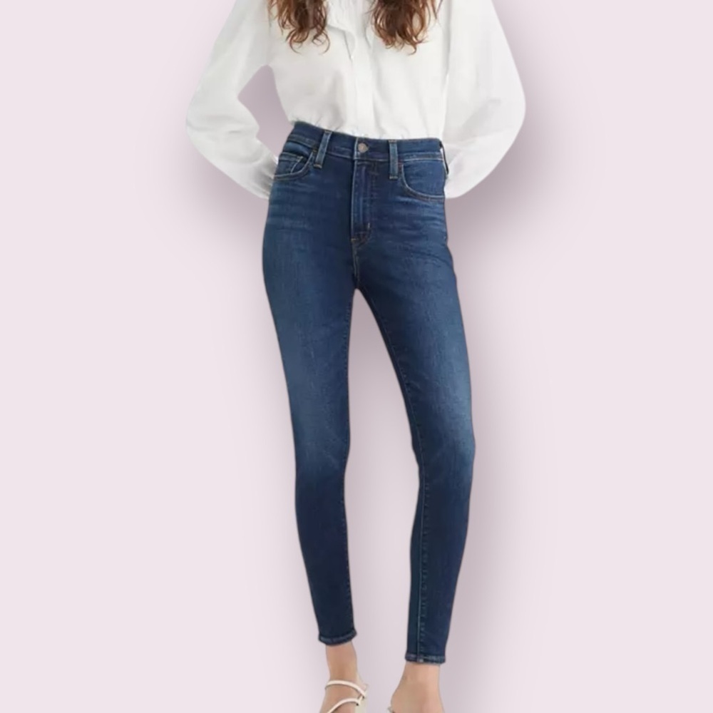 Levi 720 High Rise Super Skinny Jeans Stretch Ankle Denim Women's Size 31